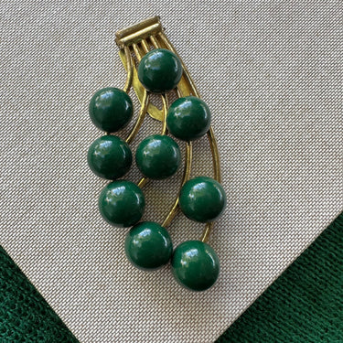 1940s Green Ball Fur Clip Bloomers and Frocks